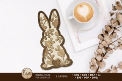 Easter Decorative Rabbit Cut Template Product Image 1