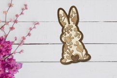 Easter Decorative Rabbit Cut Template Product Image 3