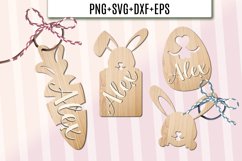 Easter Wooden Bunny, Easter Basket Tags, Baby Easter gift, Carrot Easter Basket, Carrot Basket Tag, Basket Name Tag svg,