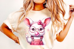 Easter Bunny PNG, Easter Coquette PNG, Happy Easter PNG Product Image 2