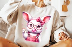Easter Bunny PNG, Easter Coquette PNG, Happy Easter PNG Product Image 1