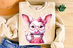Easter Bunny PNG, Easter Coquette PNG, Happy Easter PNG Product Image 3