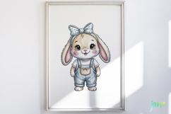 Bunny Easter PNG Sublimation Product Image 2