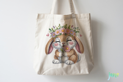 Bunny Easter PNG Sublimation Product Image 3