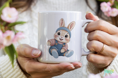 Bunny Easter PNG Sublimation Product Image 5
