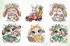 Bunny Easter PNG Sublimation Product Image 6