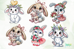 Bunny Easter PNG Sublimation Product Image 4