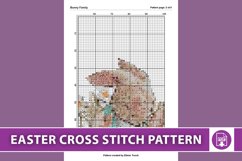 Bunny Family Cross Stitch Pattern Product Image 2