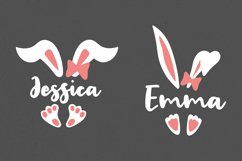 Bunny Feet And Ears Bundle For Girl SVG, Easter Bunny svg Product Image 7