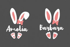 Bunny Feet And Ears Bundle For Girl SVG, Easter Bunny svg Product Image 6