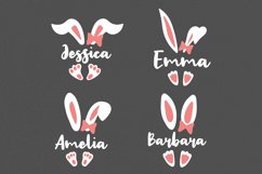Bunny Feet And Ears Bundle For Girl SVG, Easter Bunny svg Product Image 1