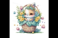 Bunny in a Basket - Easter Bunny - Easter Basket Product Image 1