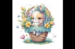 Bunny in a Basket - Easter Bunny - Easter Basket Product Image 1