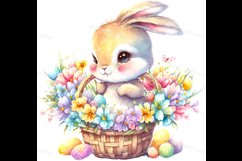 Bunny in a Basket - Easter Bunny - Easter Basket Product Image 1