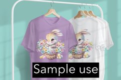 Bunny in a Basket - Easter Bunny - Easter Basket Product Image 2