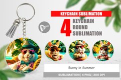 Keychain Bunny in Summer Product Image 1