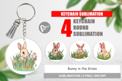 Keychain Grass Bunny Product Image 1