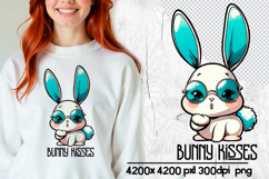 Bunny kisses, Easter bunny png Product Image 1