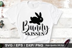 Bunny kisses SVG - Easter Design Product Image 1