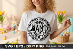 Bunny Kisses And Easter - Easter SVG Design Product Image 1