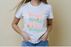 bunny kisses easter wishes easter quotes png svg vectors with transparent background high resolution for cricut silhouette and sublimation machine