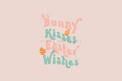 bunny kisses easter wishes easter quotes png svg vectors with transparent background high resolution for cricut silhouette and sublimation machine