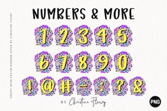 Leopard Print Neon Easter Ransom Alpha PNG Clipart Product Image 3