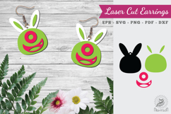 Bunny Monster Laser Cut Earrings Product Image 1