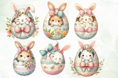 Bunny Peeking Sublimation Clipart Product Image 3