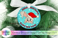 Ornament Sublimation | Merry Christmas Ornament Sublimation Product Image 1