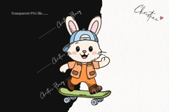 Retro Easter Clipart | Easter PNG Product Image 2