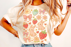 Strawberry Coquette Bow PNG, Strawberry Bow PNG, Summer PNG Product Image 2