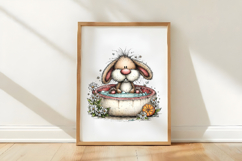 Bunny Summer Tub Clipart Product Image 3