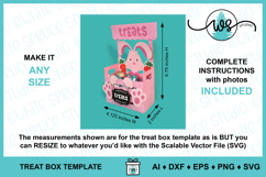 Bunny Treat Box SVG Template | Easter Candy Box Product Image 2