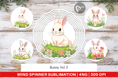 Wind Spinner Spring Bunny Product Image 1