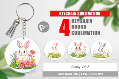 Keychain Spring Bunny Product Image 1