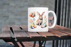Easter Bunny Watercolor Sublimation Clipart Product Image 3