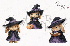 Whimsical Witch Bunny | Halloween PNG Product Image 3