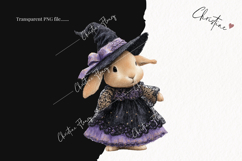 Whimsical Witch Bunny | Halloween PNG Product Image 2