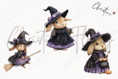 Whimsical Witch Bunny | Halloween PNG Product Image 3
