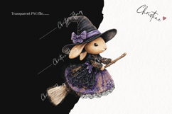 Whimsical Witch Bunny | Halloween PNG Product Image 2
