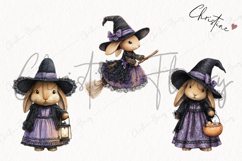 Whimsical Witch Bunny | Halloween PNG Product Image 3