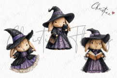 Whimsical Witch Bunny | Halloween PNG Product Image 3