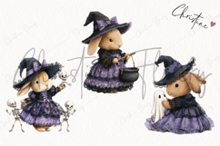 Whimsical Witch Bunny | Halloween PNG Product Image 3