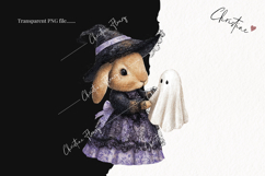 Whimsical Witch Bunny | Halloween PNG Product Image 2