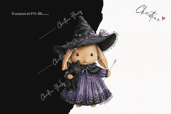 Whimsical Witch Bunny | Halloween PNG Product Image 2