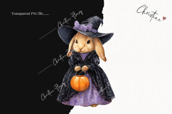 Whimsical Witch Bunny | Halloween PNG Product Image 2