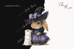 Whimsical Witch Bunny | Halloween PNG Product Image 2