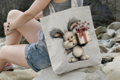 Bunny With Mother's Day Gift Box clipart Product Image 3