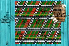 Christmas 6 Color Plaid SS16 30oz Rhinestone Pattern Product Image 1